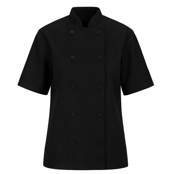 Ladies’ Short Sleeve Chef Coat Thumbnail
