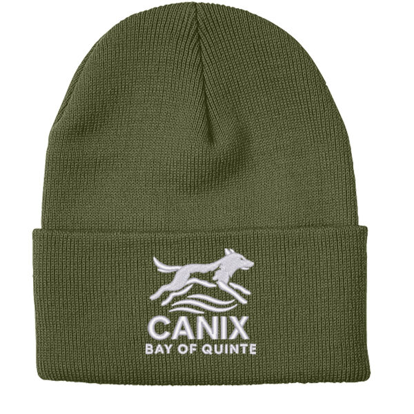Embroidered Knit Cuff Toque Thumbnail