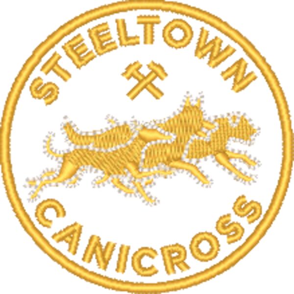 Steeltown Canicross circle logo YELLOW Thumbnail